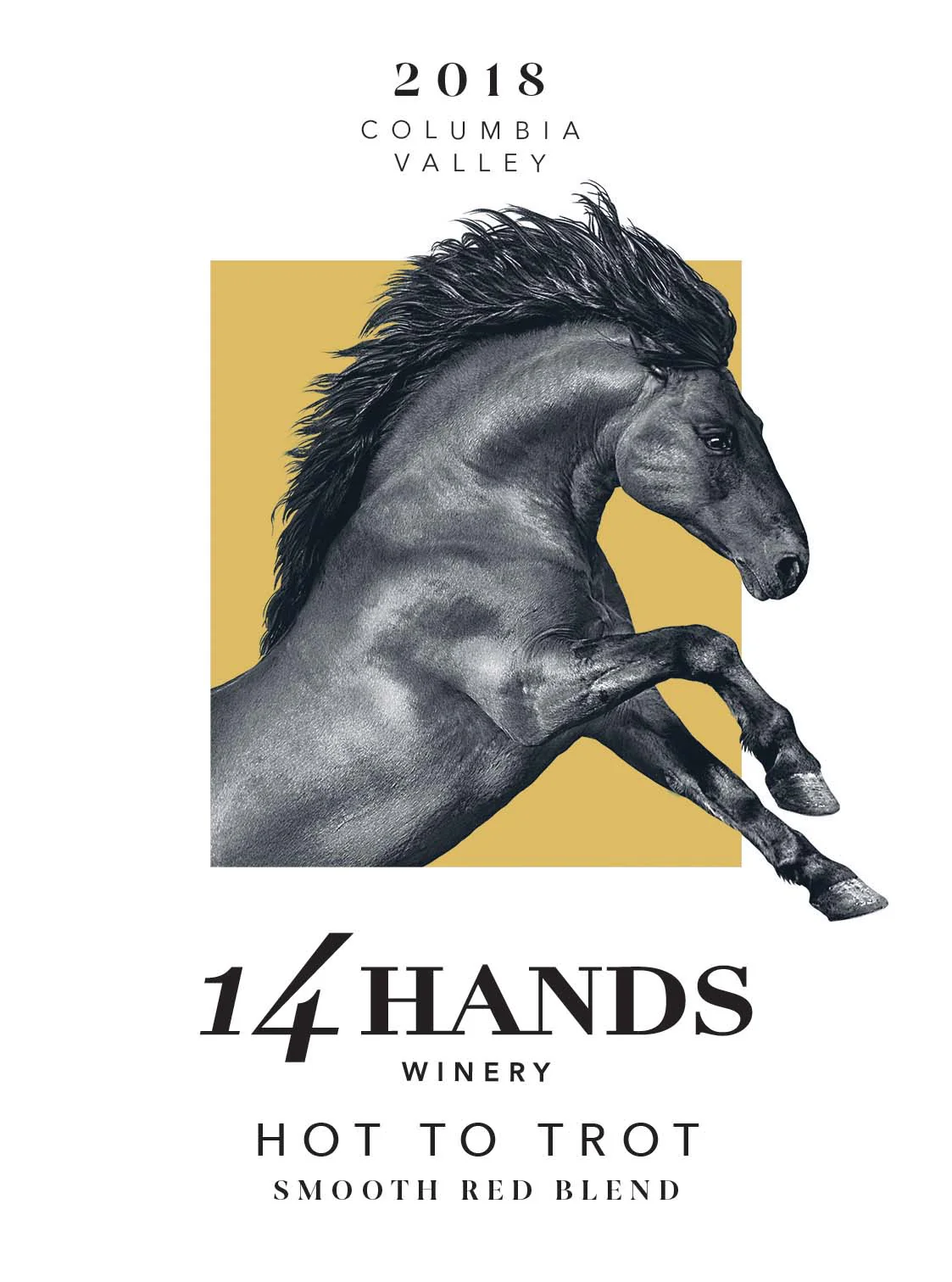 14 Hands Hot to Trot Smooth Red Blend, Columbia Valley - Image 2