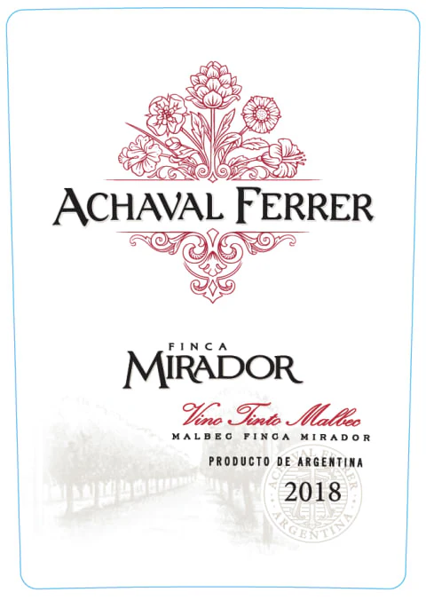 Achaval-Ferrer Finca Mirador Malbec - Image 2