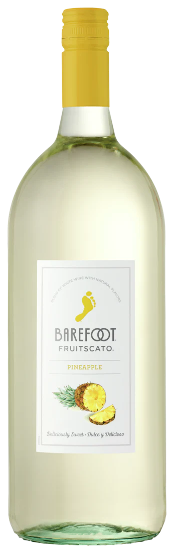 Barefoot Fruitscato Moscato/Pineapple, California 1.5L (Pack of 6)