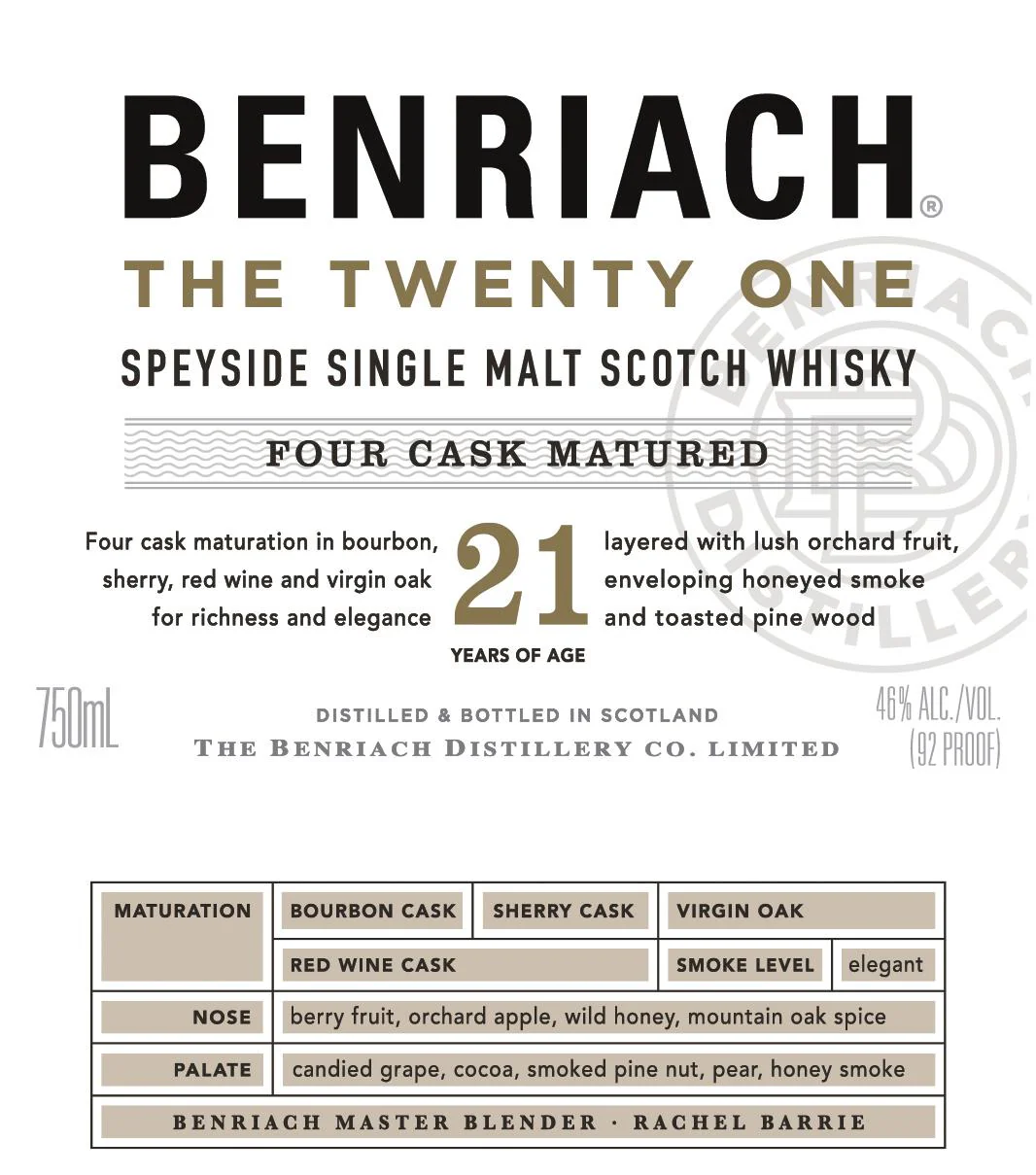 BENRIACH-21 YR - Image 2