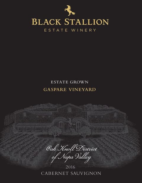 Black Stallion BSEW Gaspare Oak Knoll Cabernet Sauvignon National - Image 2