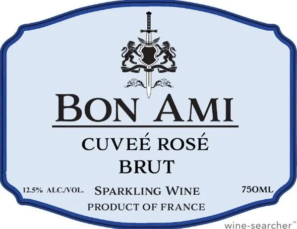 Bon Ami Cuvee Rose Brut Sparkling - Image 2