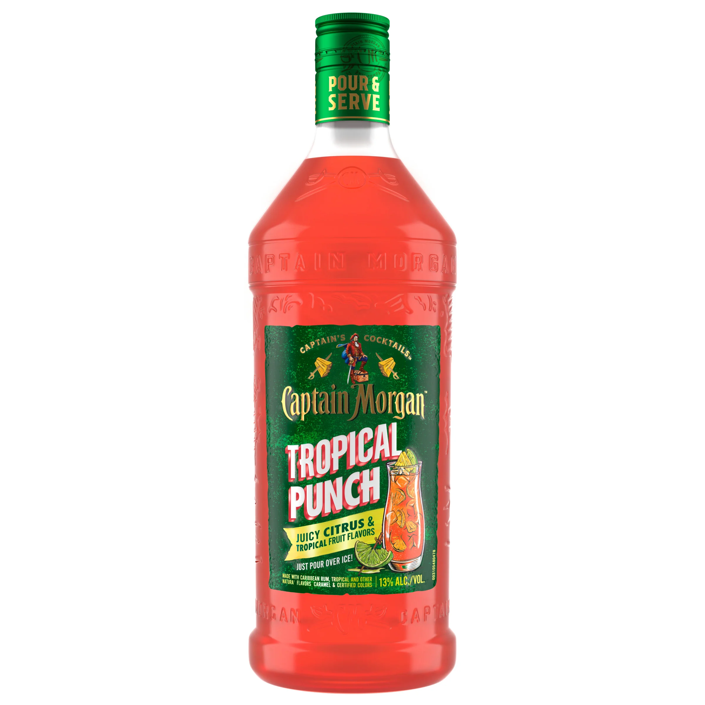CAPTAIN MORGAN TROPICL PNCH PL 1750ML