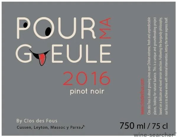 Clos des Fous Pour Ma Gueule Pinot Noir - Image 2