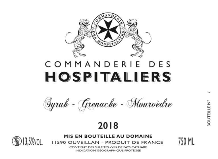 Commanderie Des Hospitaliers Red Blend - Image 2
