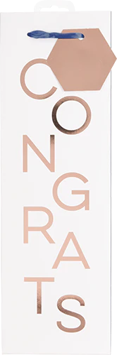 Congrats Single-Bottle Wine Bag - Image 2