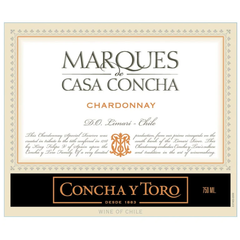 CYT Marques Casa Concha Chardonnay - Image 2