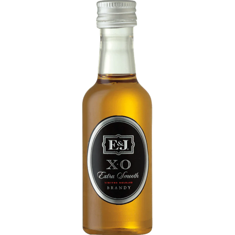 E & J XO PL 50ML SLEEVE (10 BOTTLES)