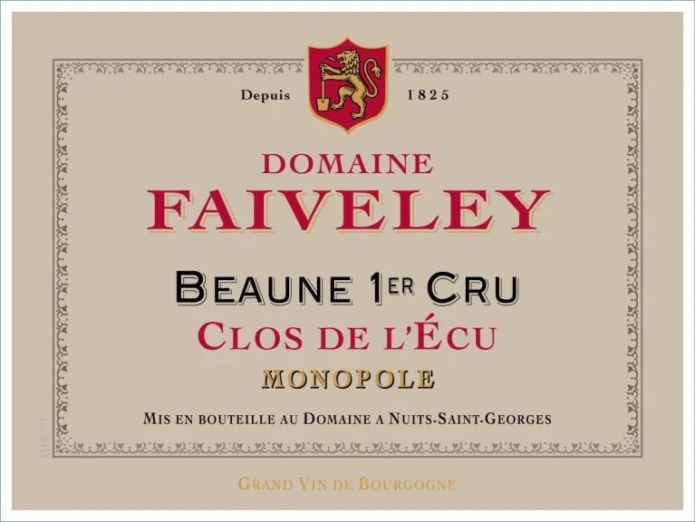 Faiveley Beaune Clos De L'Ecu (Monopole) 1er Cru Pinot Noir - Image 2