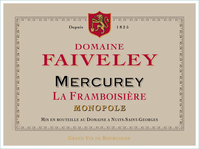 Faiveley Mercurey La Framboisiere (Monopole) Pinot Noir - Image 2