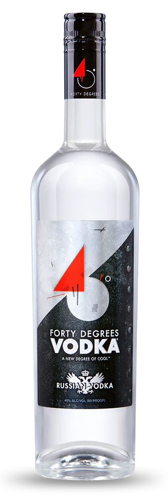 FORTY DEGREES VODKA