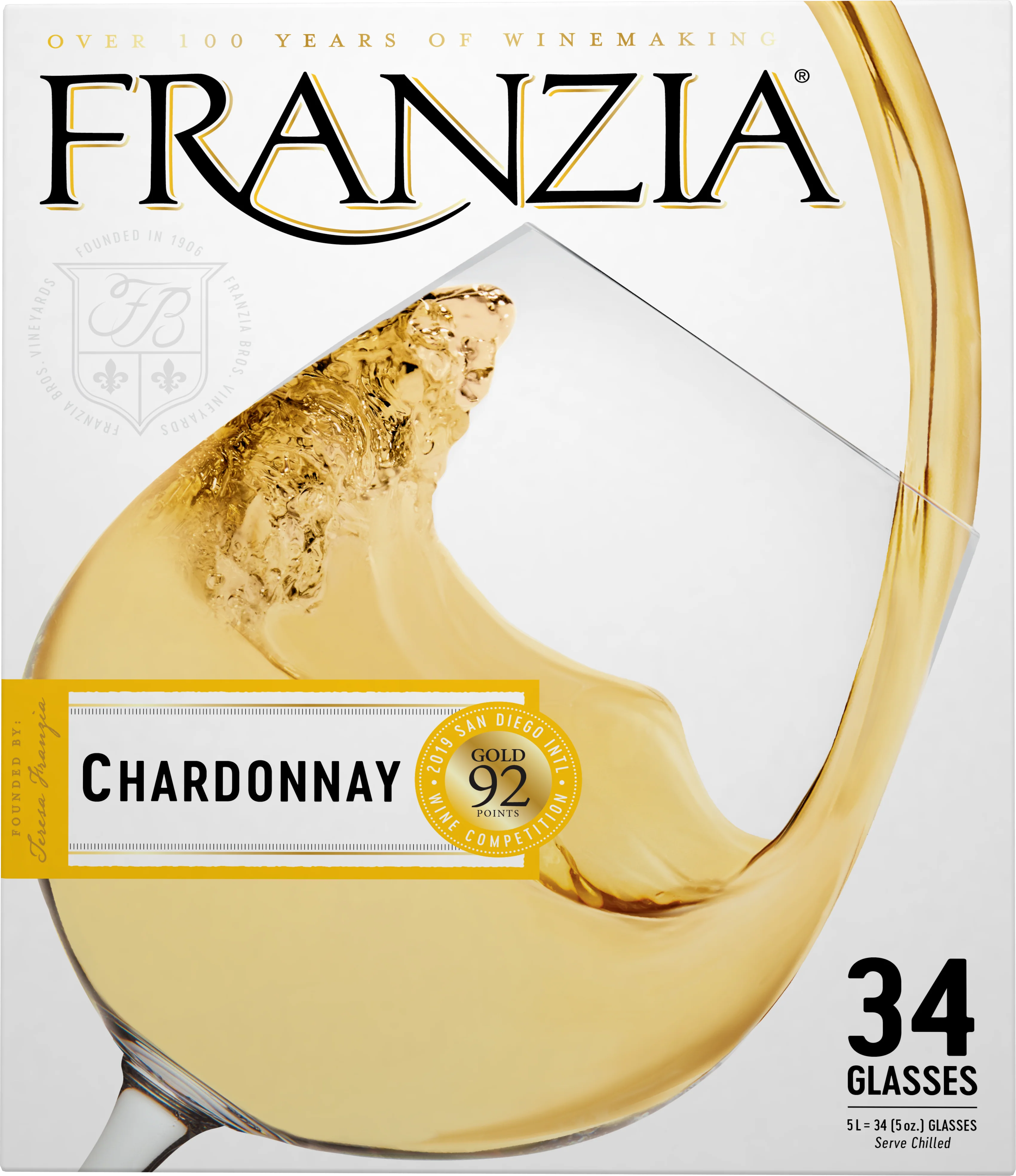 Franzia Chardonnay 5.0L - Image 2