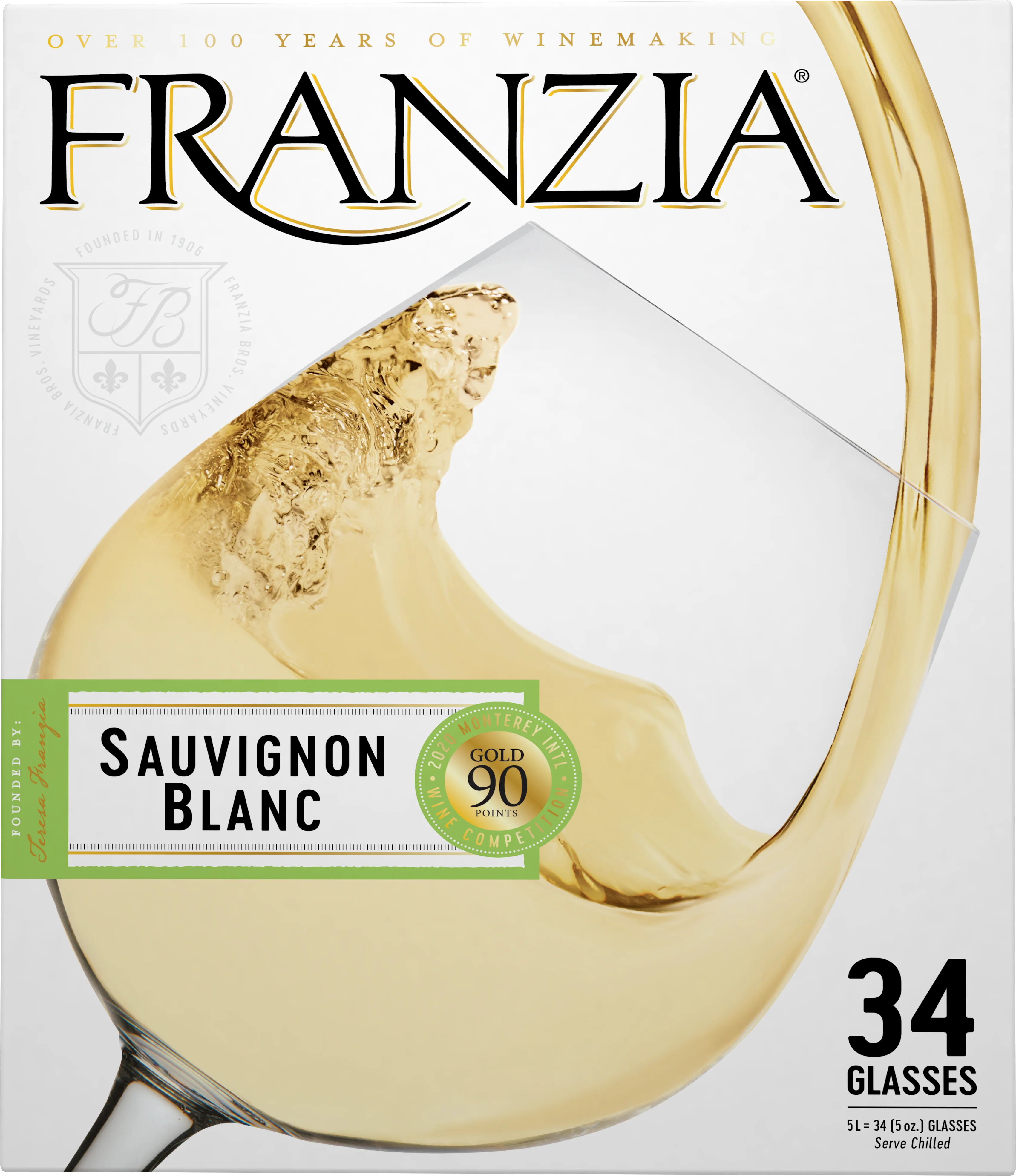 Franzia Sauvignon Blanc 5.0L - Image 2