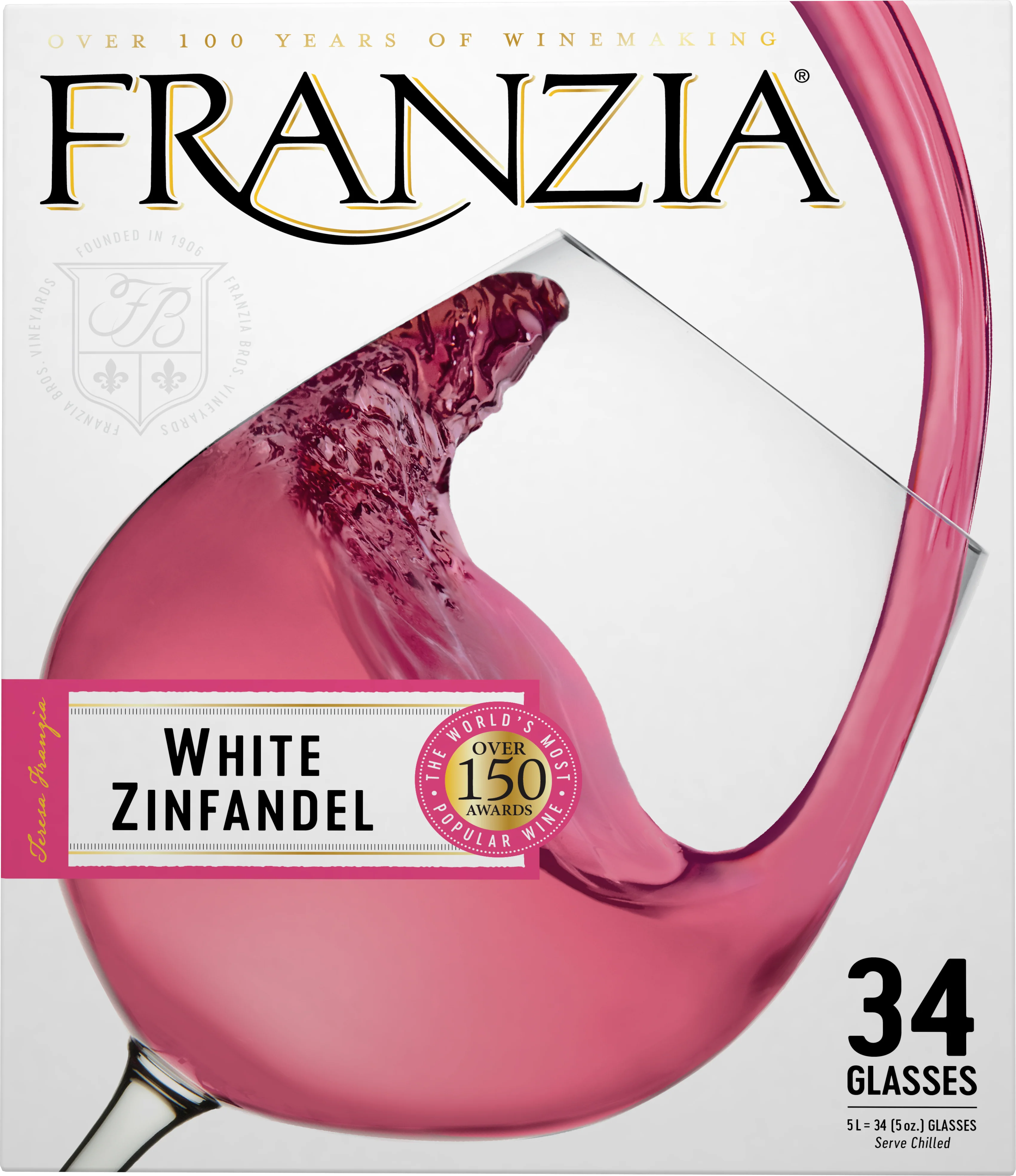 Franzia White Zinfandel 5.0L - Image 2