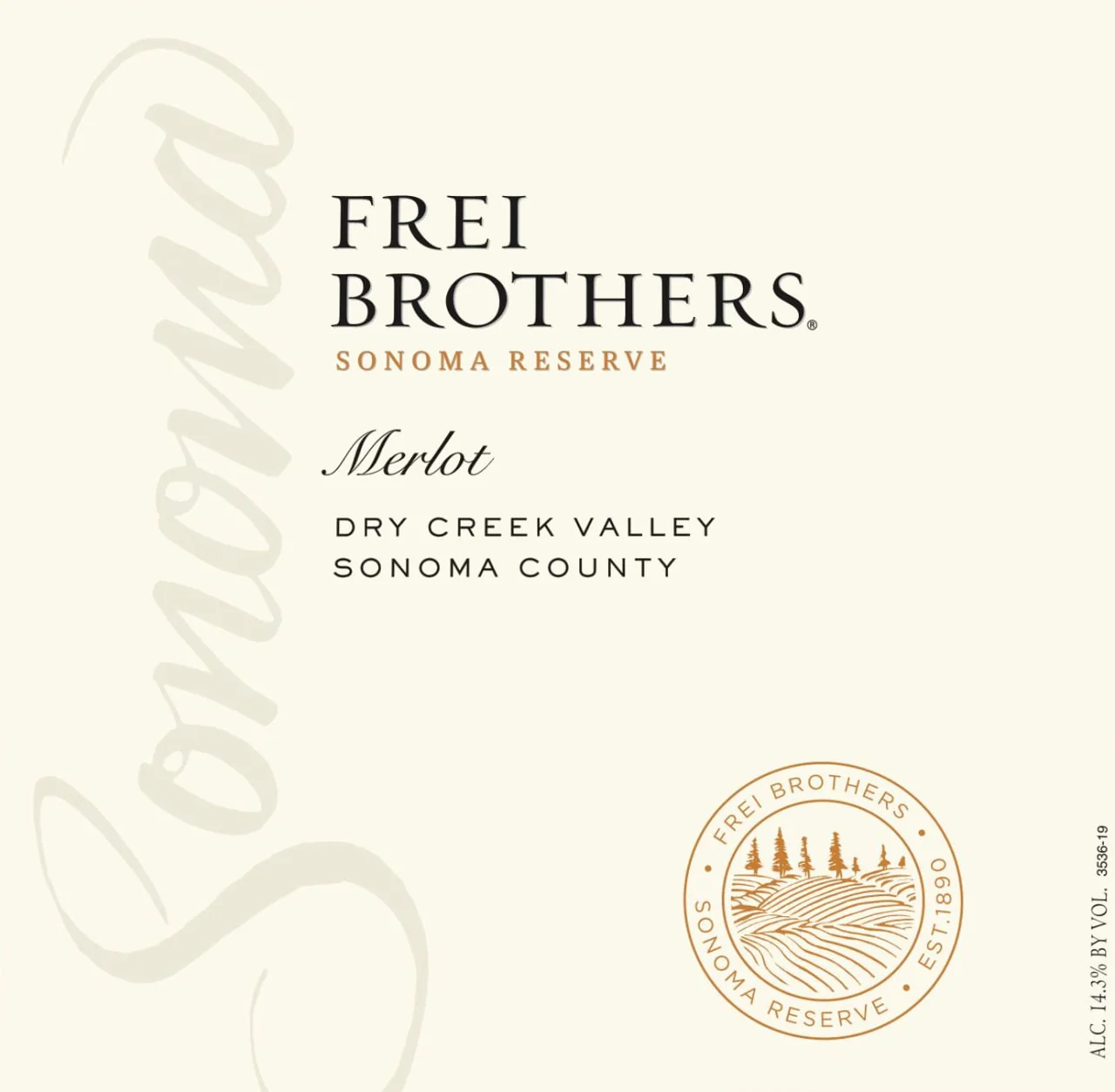 Frei Brothers Merlot Dry Creek - Image 2
