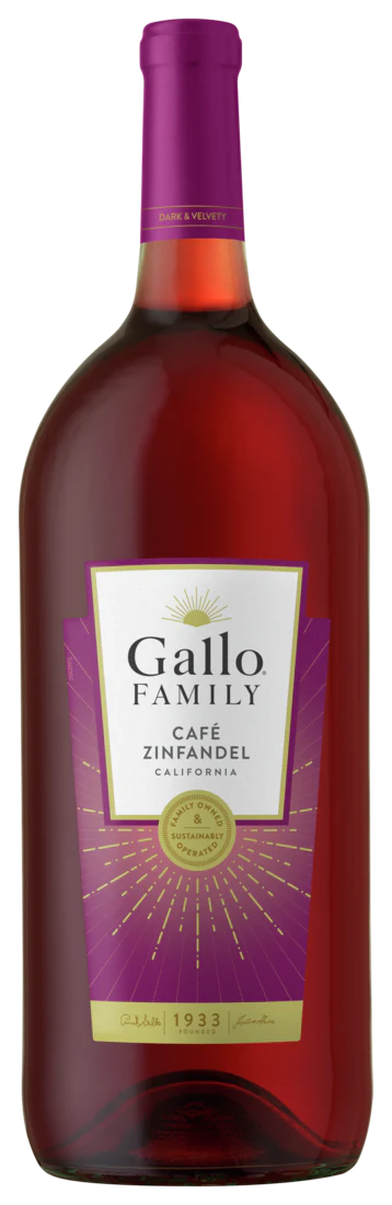 Gallo Family Vineyards Cafe Zinfandel 1.5L (Pack of 6)