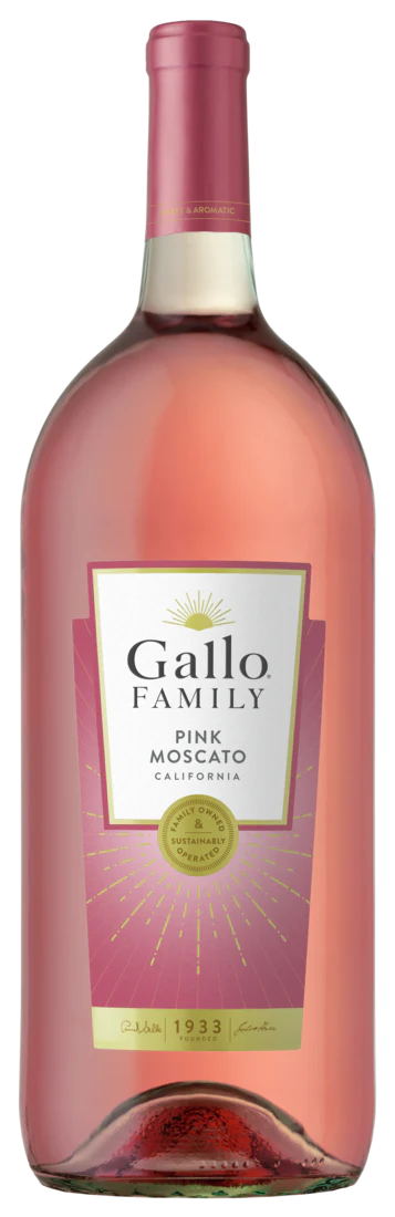 Gallo Family Vineyards Pink Moscato 1.5L (Pack of 6)