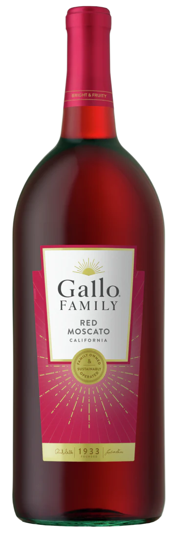 Gallo Family Vineyards Red Moscato 1.5L (Pack of 6)