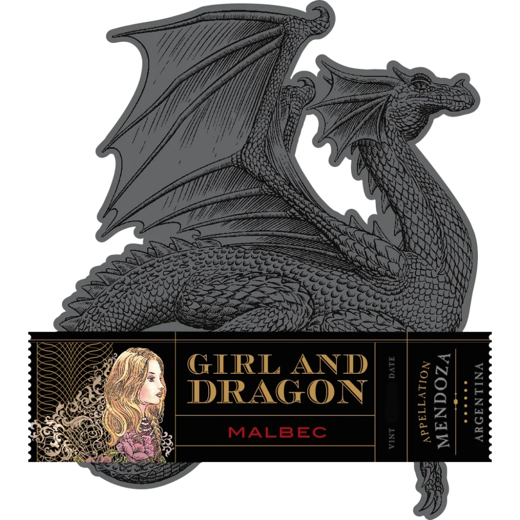 Girl & Dragon Malbec, Mendoza - Image 2