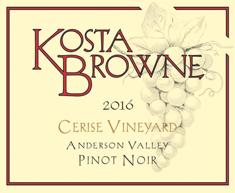 GVC Cerise Vineyard Anderson Valley Pinot Noir, 2016 - Image 2