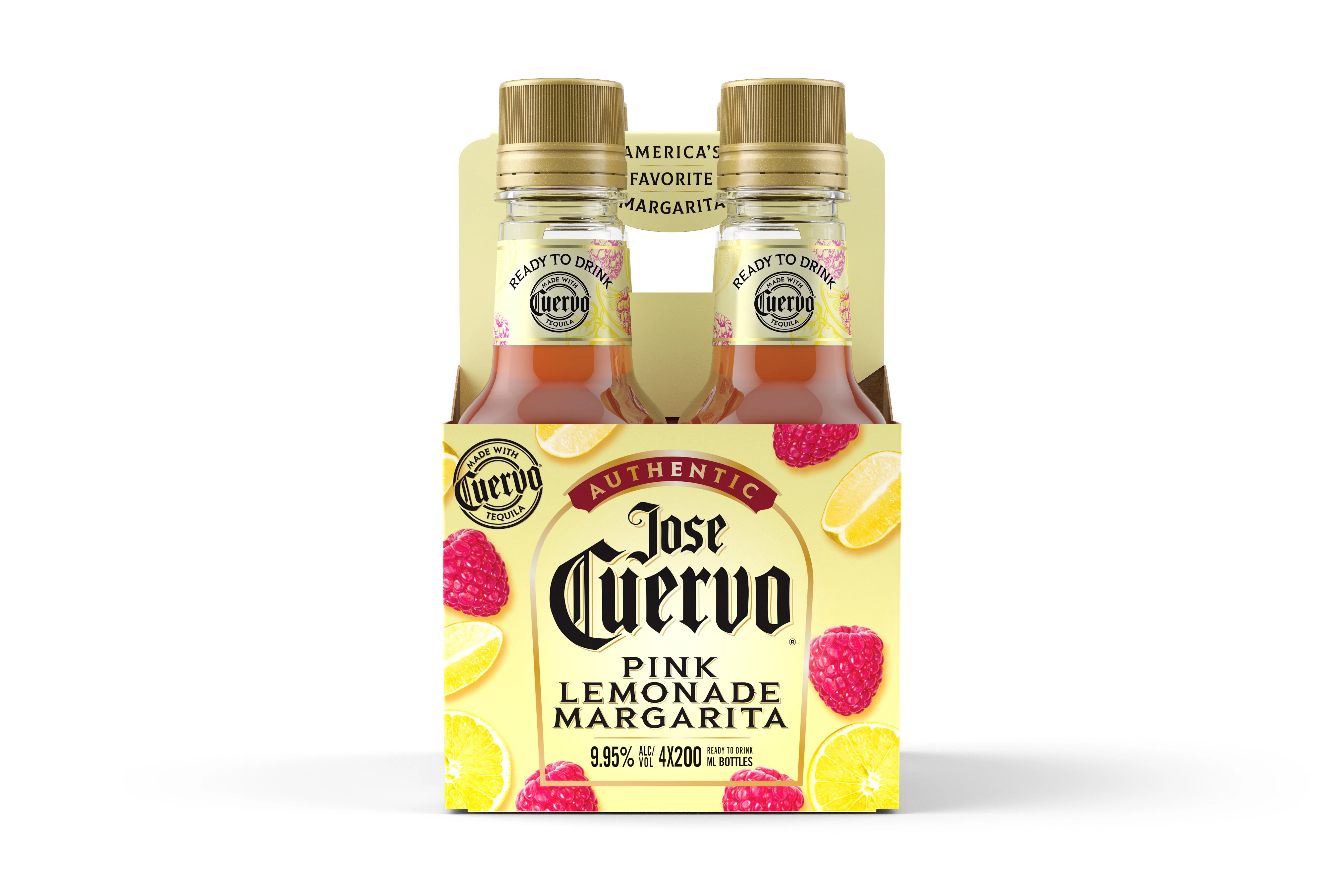 Jose Cuervo Pink Lemonade Margarita 200ml (4 Pack)