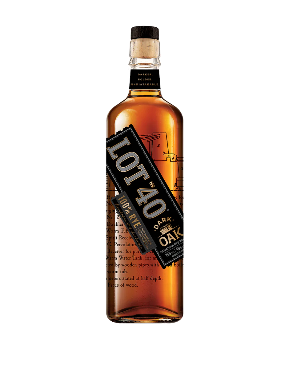 LOT 40 DARK OAK CAN RYE WHISKY