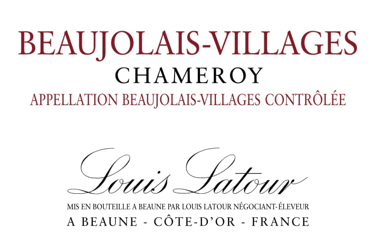 Louis Latour Beaujolais Villlages Chameroy - Image 2