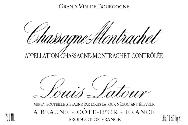 Louis Latour Chassagne Montrachet Blanc - Image 2