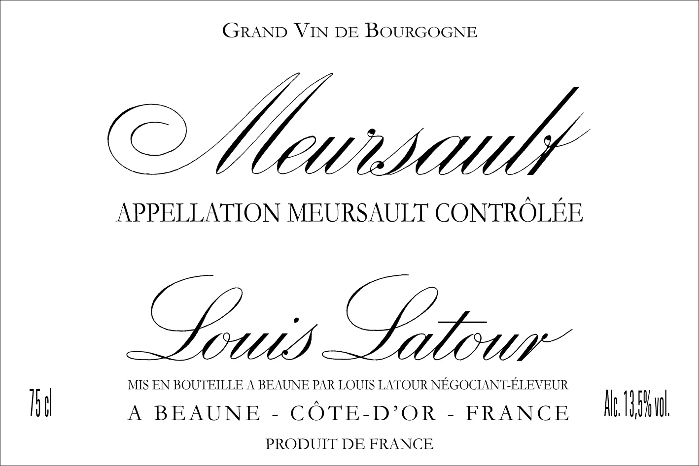 Louis Latour Meursault AC Blanc - Image 2