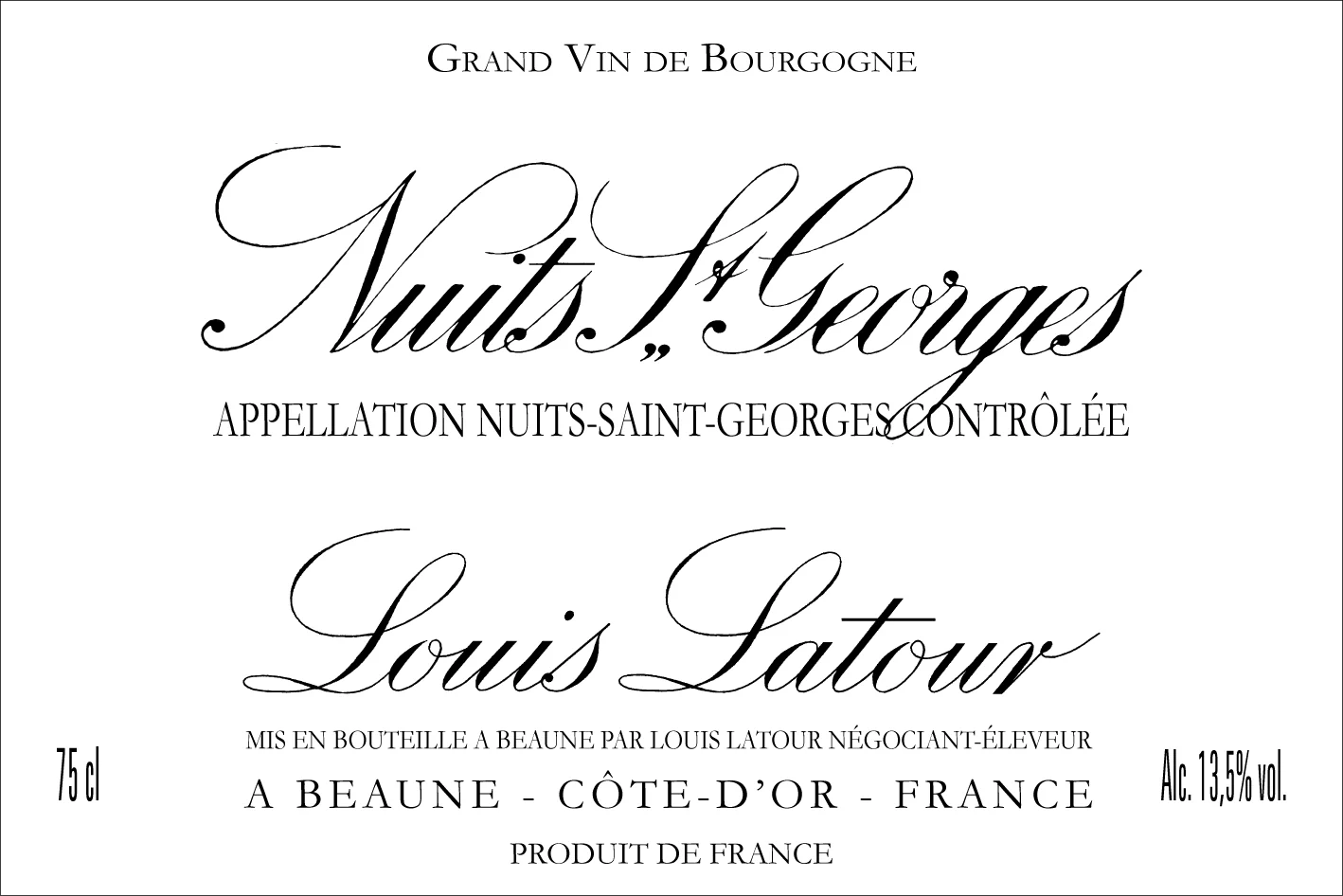 Louis Latour Nuits Saint Georges - Image 2