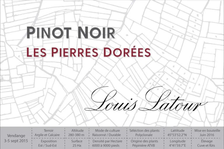 Louis Latour Pinot Noir Les Pierres Dorees - Image 2