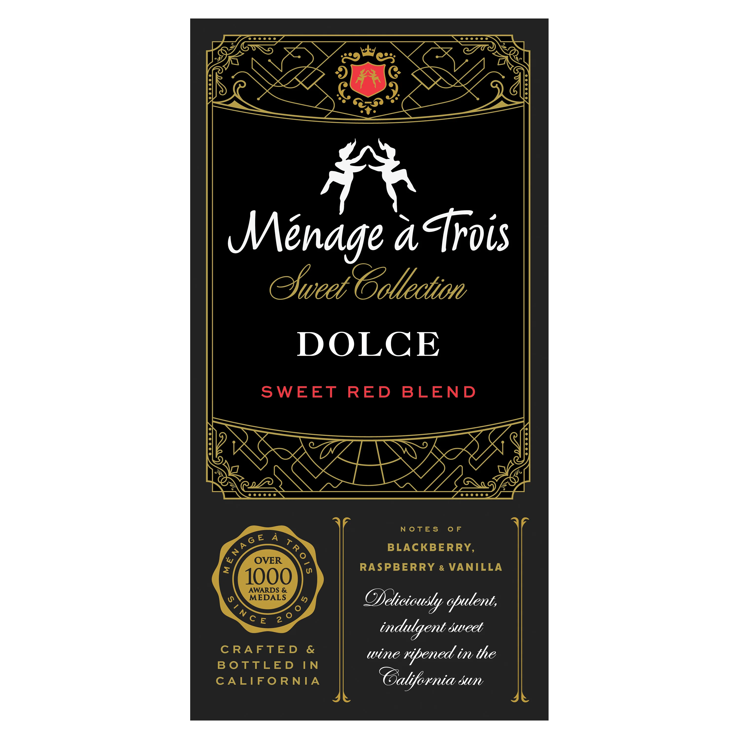 Menage a Trois Sweet Collection Dolce Red Blend - Image 2
