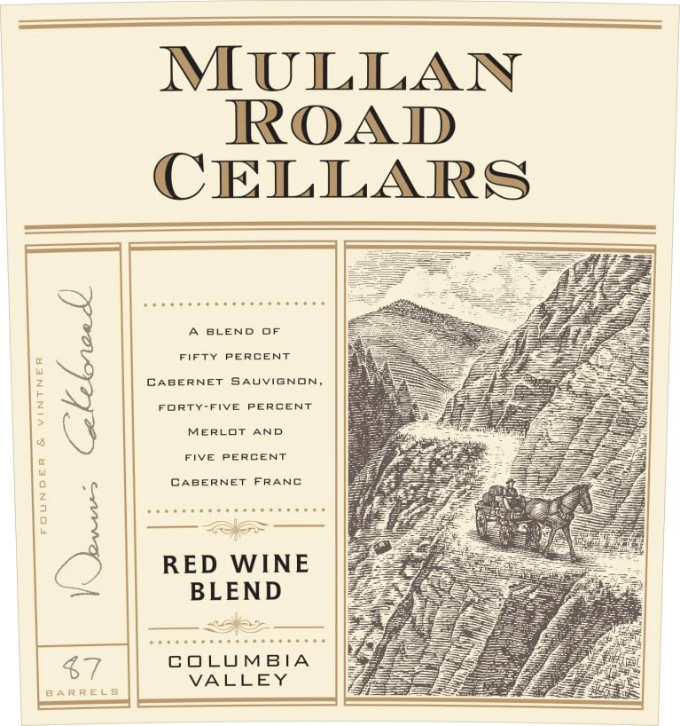 Mullan Road Cellars Red Blend, Columbia Valley - Image 2