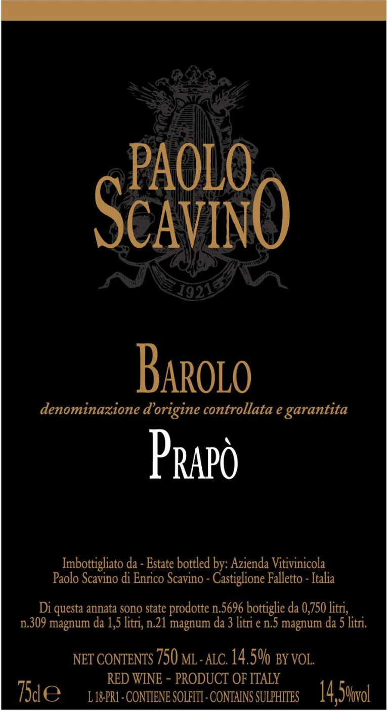 Paolo Scavino Barolo Prapo - Image 2