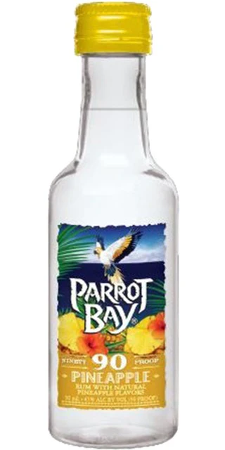 PARROT BAY PINEAPPLE RUM PL 50ML SLEEVE (10 BOTTLES)
