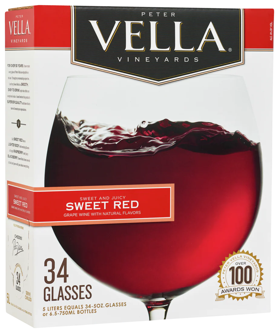 Peter Vella Sweet Red, California 5.0L