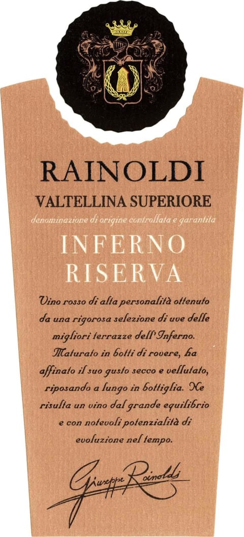 Rainoldi Valtelina Inferno Reserrva - Image 2
