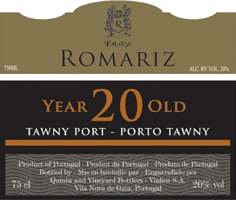 ROMARIZ 20 YEAR OLD TAWNY PORT - Image 2