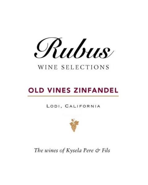 RUBUS ZINFANDEL "OLD VINES" LODI - Image 2