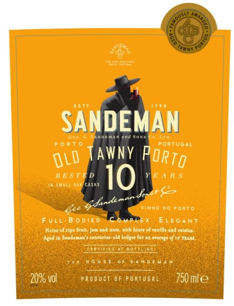 Sandeman Port 10 Yr Tawny - Image 2