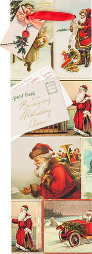 Santa Collage Single-Bottle Wine Bag by Cakewalk - Image 2