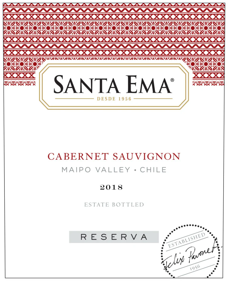 Santa Ema Cabernet Sauvignon Reserve - Image 2