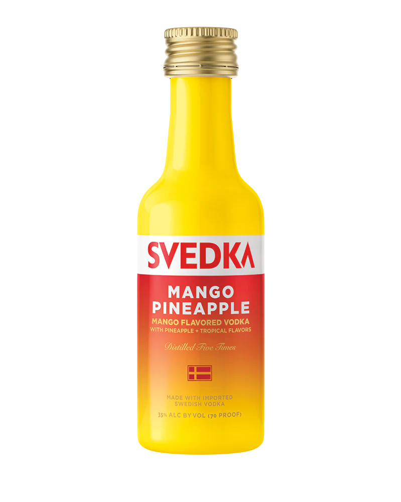 SVEDKA MANGO PINEAPPLE PL 50ML SLEEVE (10 BOTTLES)