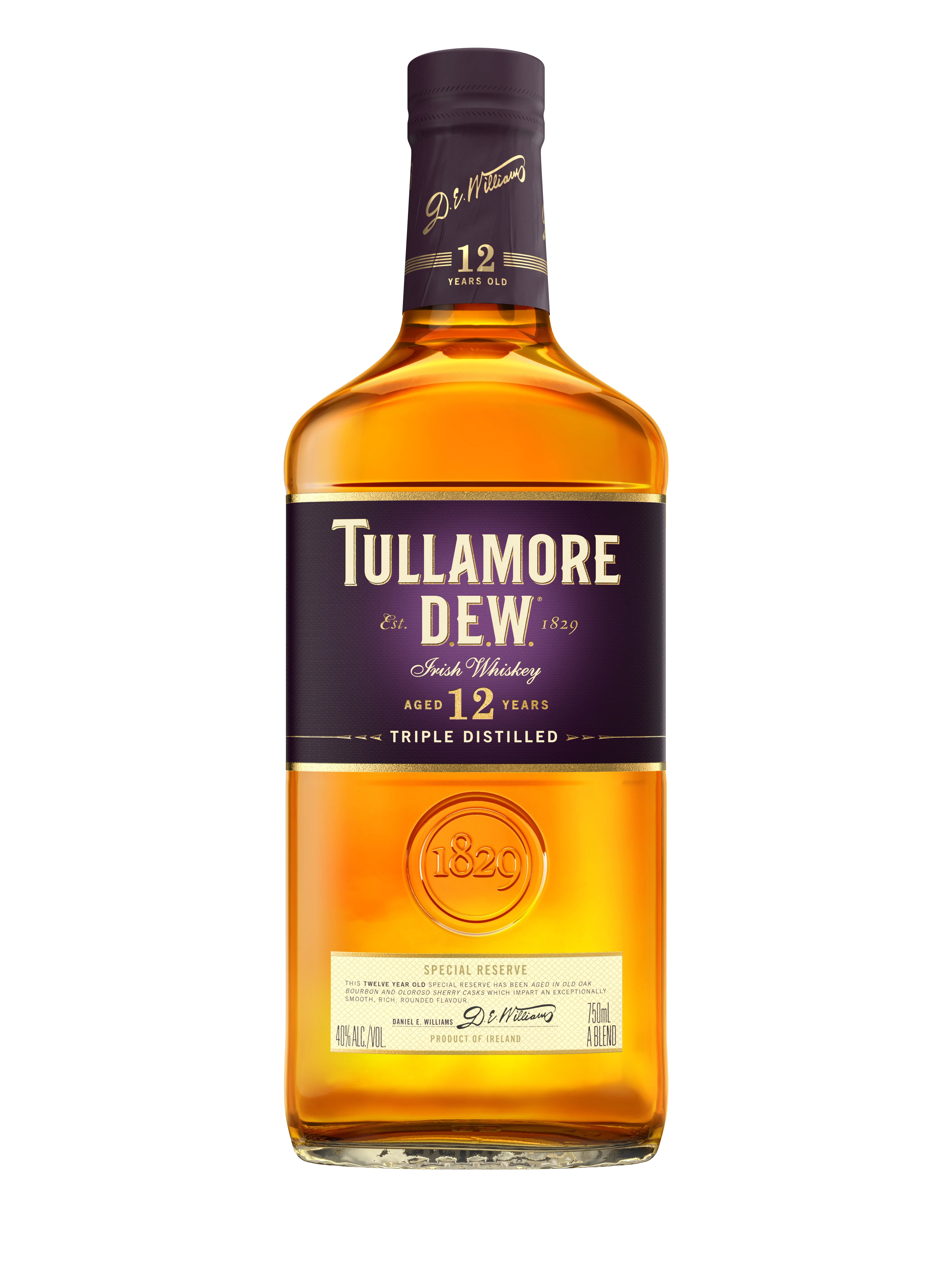 TULLAMORE DEW (IRISH)-12 YR