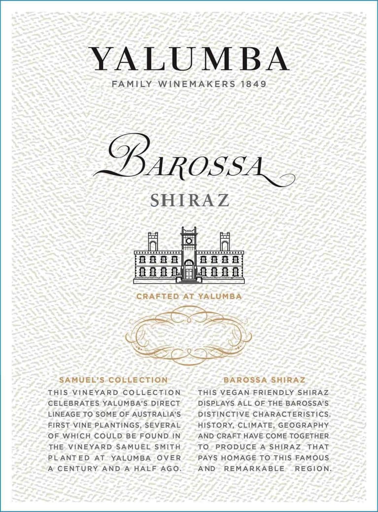 Yalumba Samuels Collection Barossa Shiraz - Image 2