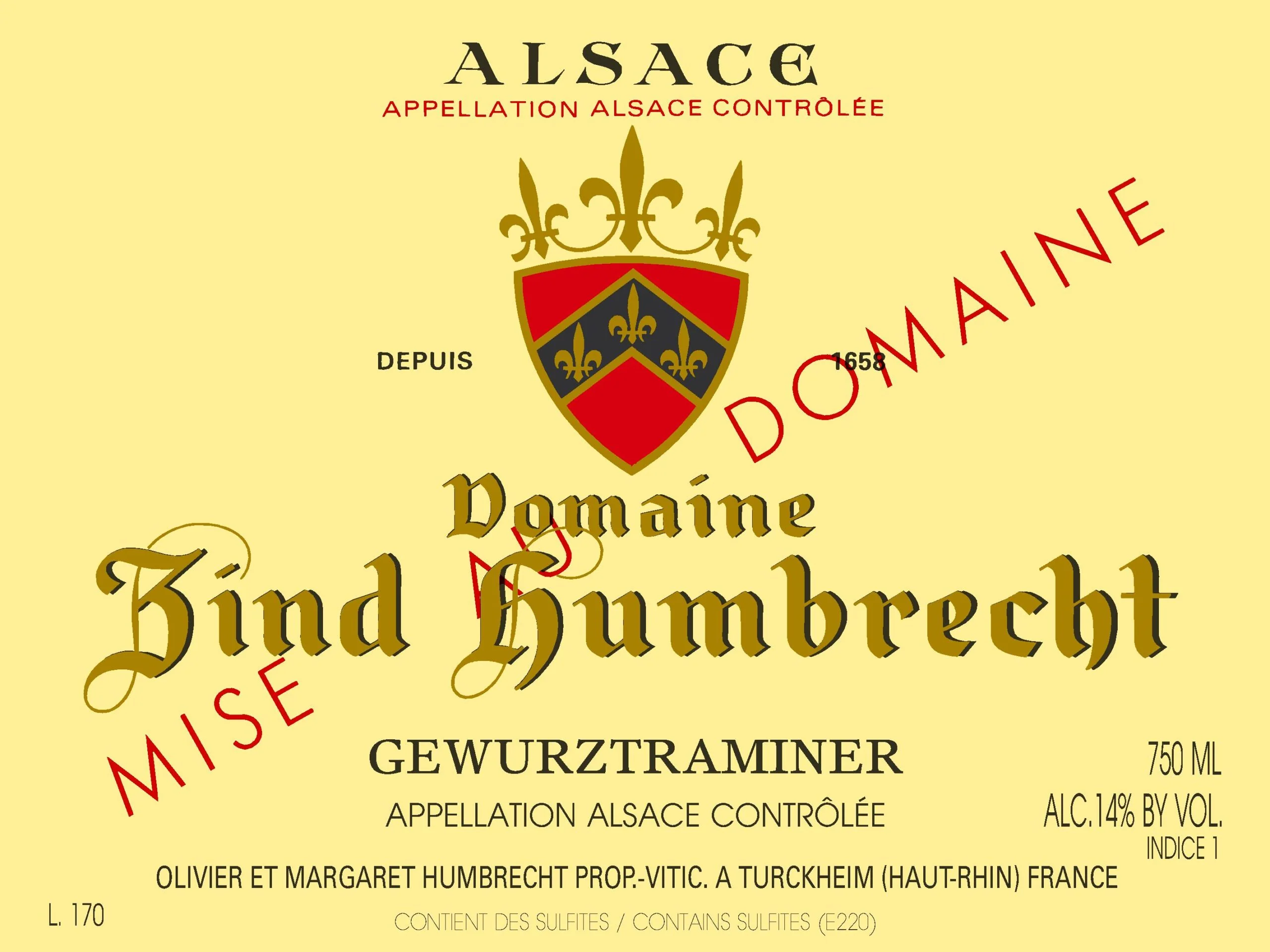 Zind-Humbrecht Gewurztraminer, Alsace - Image 2