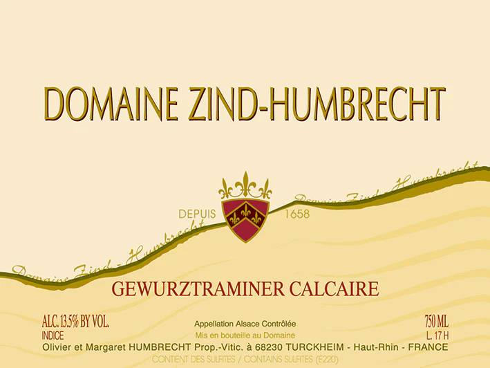 Zind-Humbrecht Gewurztraminer 'Roche Calcaire', Alsace - Image 2