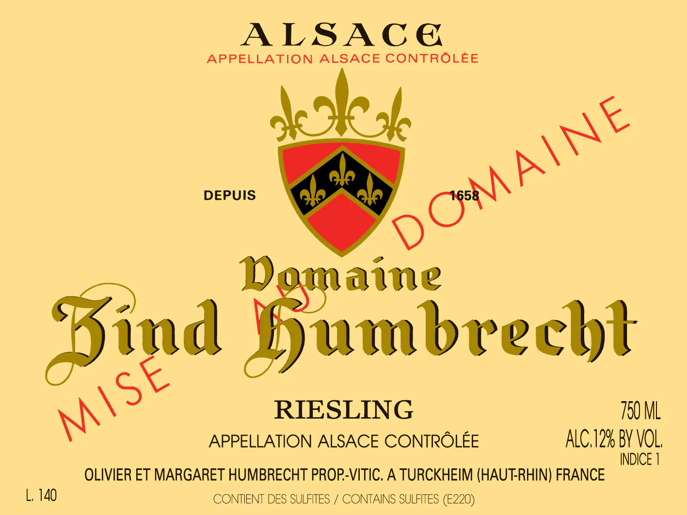 Zind-Humbrecht Riesling, Alsace - Image 2